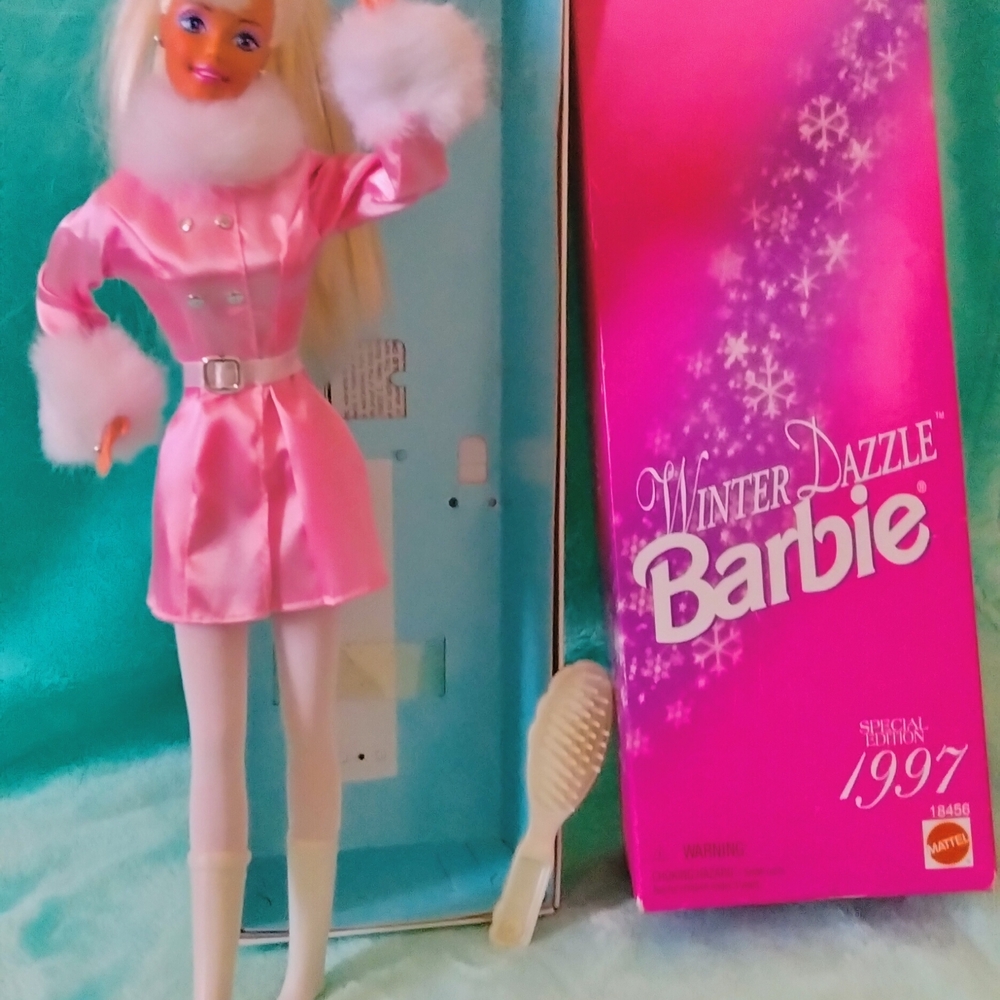 Winter Dazzle Barbie Doll with Pink Outfit